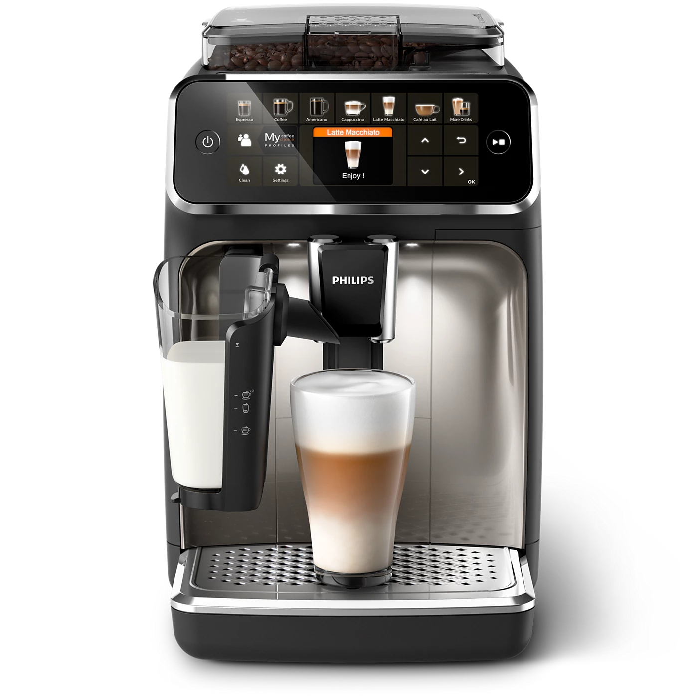Philips BaristaPro Série 5400 Noir / Chrome