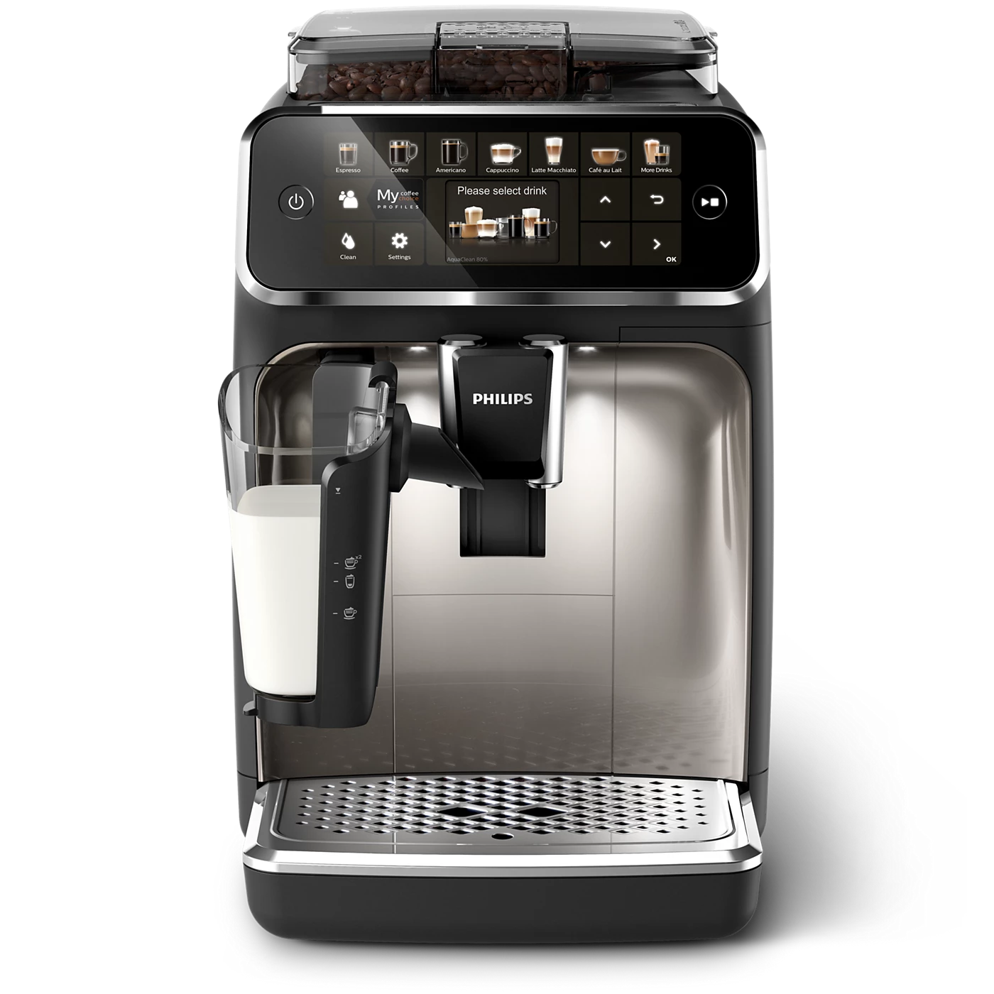Philips BaristaPro Série 5400 Noir / Chrome